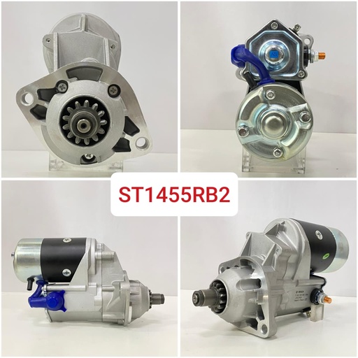 [ST1455RB2] ST1455RB2-BOSCH DYNAPAC ND 12V 13T OIL SEALED STARTER MOTOR