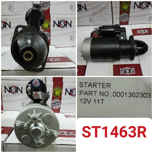 [ST1463R] ST1463R-UNIV. HATZ 12V 11T 2B LHO 2.7KW B/BODY STARTER