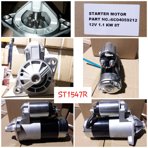 [ST1547R] ST1547R   - MITS L200 O/M 12V 8T RHO STARTER MOTOR