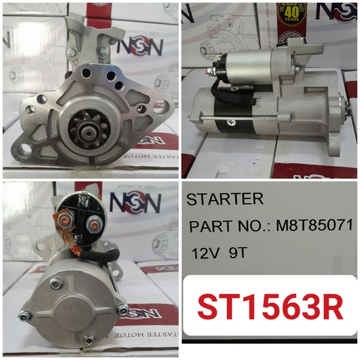 [ST1563R] ST1563R   - MITS CANTER 4D33 12V 9T STARTER MOTOR