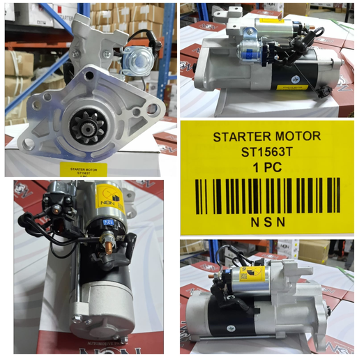[ST1563T-HD] ST1563T-HD-MITS CANTER 4D33 12V 9T B/BODY STARTER MOTOR