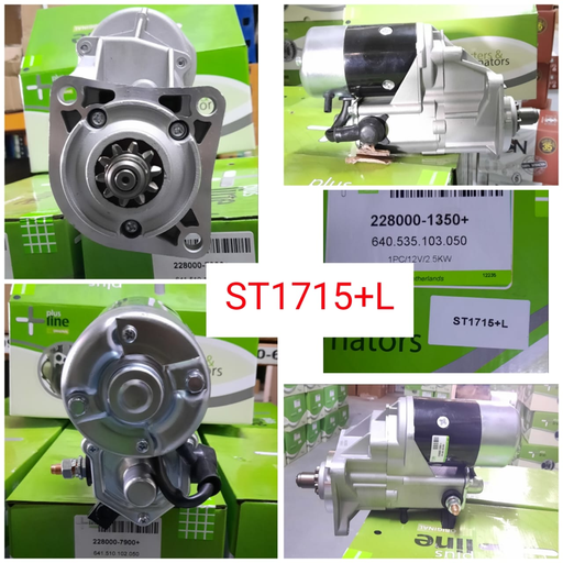 [ST1715+L] ST1715+L-JCB N/D 12V 10T 40MM LHO STARTER MOTOR