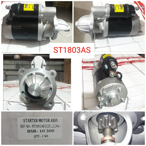 [ST1803AS] ST1803AS- T.T 407 12V 9T LHO PCUP STARTER MOTOR