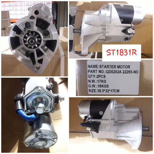 [ST1831R] ST1831R   - TOYOTA DYNA/DAIHATSU 12V 11T STARTER