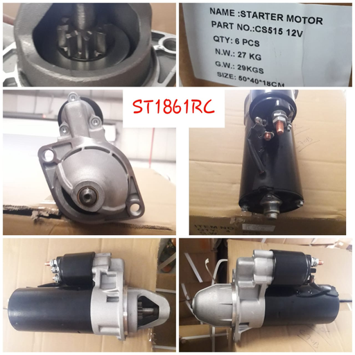 [ST1861RC] ST1861RC-UNIV.LOMBARDINI 12V 9T 10/5 2B/LHO CW STARTER