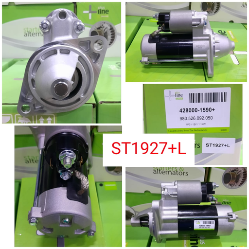 [ST1927+L] ST1927+L- YANMAR 12V 9T OEM H-H LONG 1.1KW 2B/RHO STARTER
