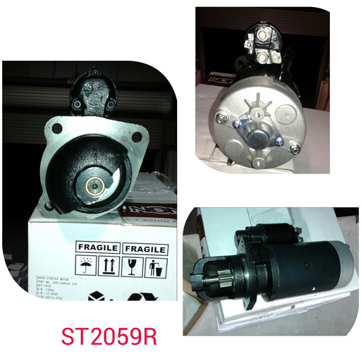 [ST2059R] ST2059R-BSH IVECO 24V 9T 35MM RHO LONG STARTER