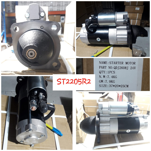 [ST2205R2] ST2205R2   - CNA 24V 10T 3 BOLT LHO FST TYP STARTER