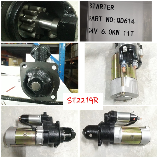 [ST2219R] ST2219R- CNA YUCAI S/BODY 24V 11T LHO STARTER