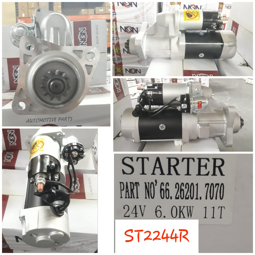 [ST2244R] ST2244R-38MT DAEWOO DOOSAN 24V 11T RHO W/O HOUSING STARTER