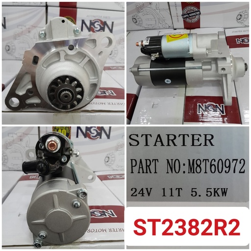 [ST2382R2] ST2382R2   - IZU 6HK1 MITS TYPE 24V 11T STARTER