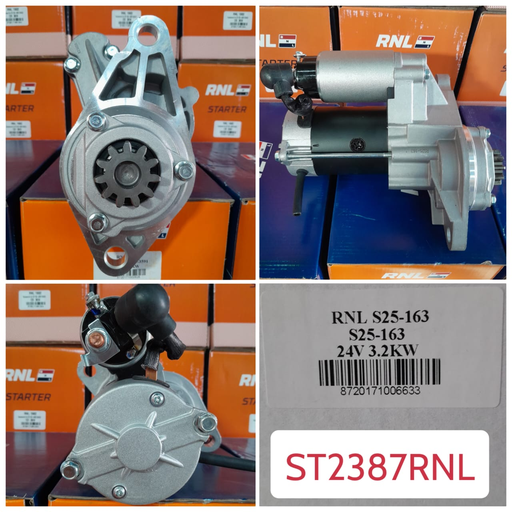 [ST2387RNL] ST2387RNL- IZU NPR 24V 11T CCW 4KW STARTER MOTOR