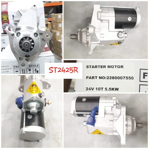 [ST2425R] ST2425R   - IVECO ND 24V 10T B/B STARTER MOTOR