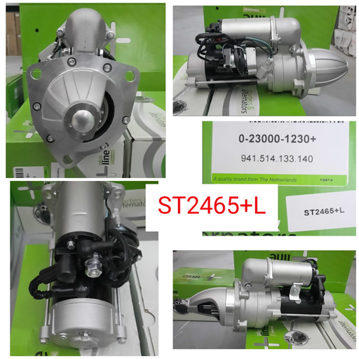 [ST2465+L] ST2465+L- KOMATSU OEM S6D105 24V 13T STARTER MOTOR