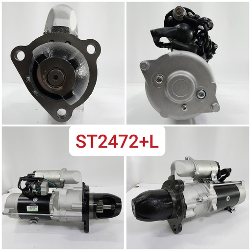 [ST2472+L] ST2472+L- KOMATSU S6D125 OEM 24V 12T 7.5KW STARTER MOTOR
