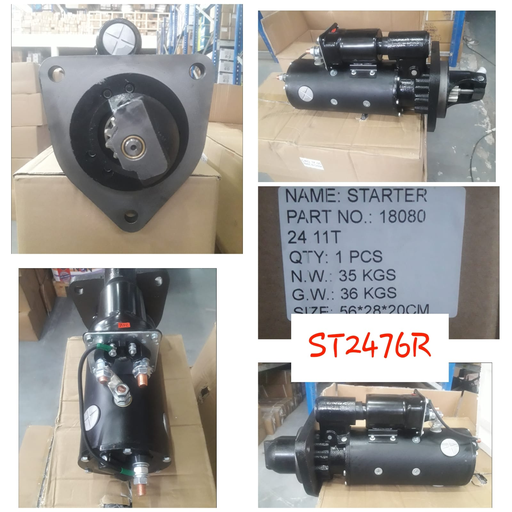 [ST2476R] ST2476R- KOMATSU 50MT D155 DOZER 24V 11T STARTER