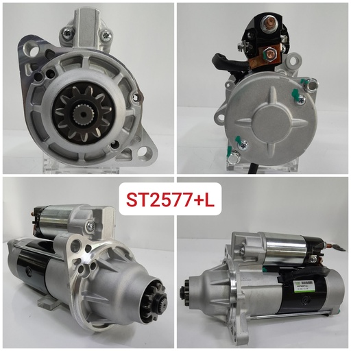 [ST2577+L] ST2577+L-MITS FUSO 6D17 24V 11T 5KW STARTER MOTOR