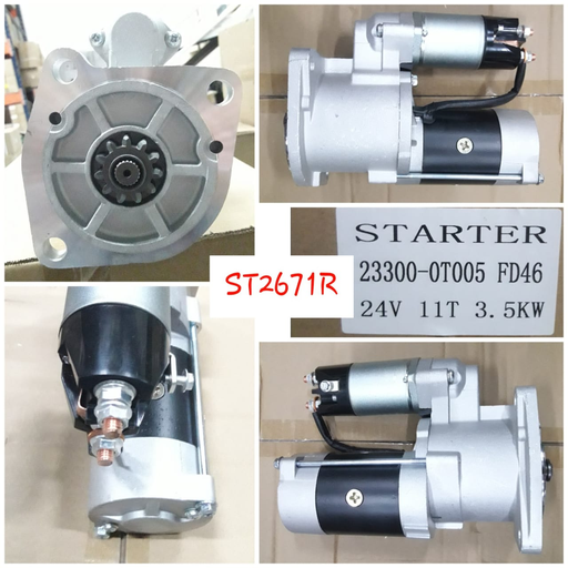 [ST2671R] ST2671R-NSSN FD46 24V 11T RHO STARTER MOTOR