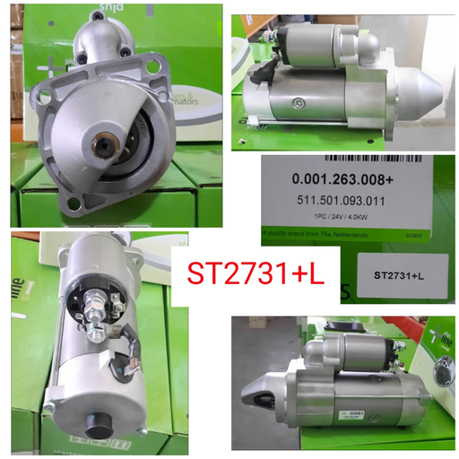[ST2731+L] ST2731+L-PERKIN 24V 9T N/M RHO STARTER MOTOR