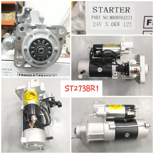 [ST2738R1] ST2738R1- MAN N/M 24V 12T 43MM CRS RHC STARTER MOTOR