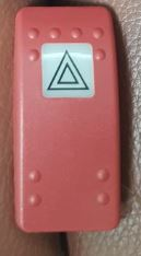 [SWJC10005BP] SWJC10005BP  -JCB HAZARD LIGHT  TYPE ROCKER SWITCH CAP