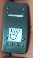 [SWJC10007BP] SWJC10007BP  -JCB FOG LIGHT CROSS  TYPE ROCKER SWITCH CAP