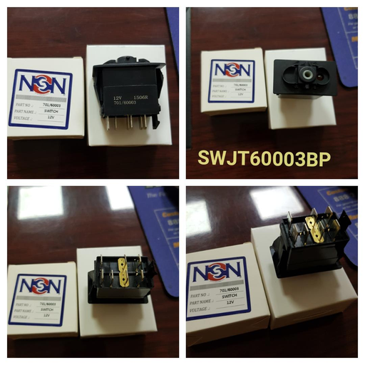 [SWJR60003BP] SWJR60003BP  -JCB TYPE ROCKER SWITCH 4+3 PIN