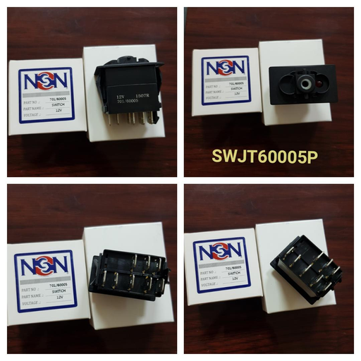 [SWJR60005BP] SWJR60005BP  -JCB TYPE ROCKER SWITCH 5+3 PIN