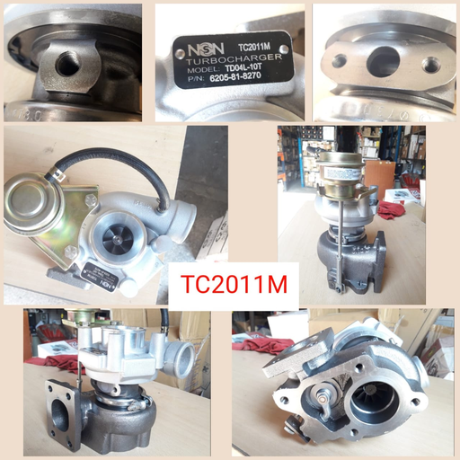 [TC2011M] TC2011M-TURBOCHARGER KUBOTA TD04L-10T-7