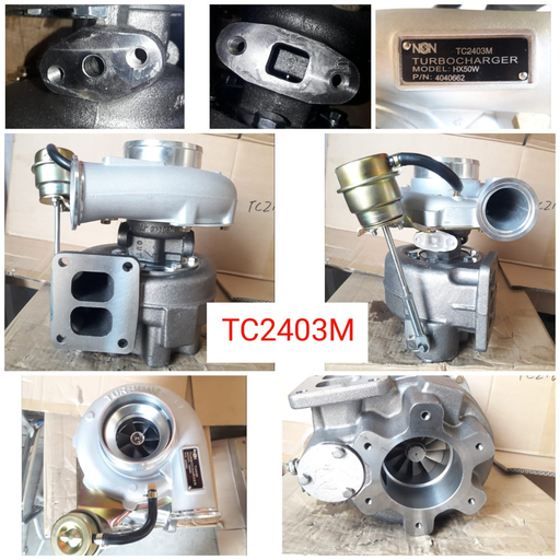 [TC2403M] TC2403M- TURBOCHARGER IVECO DAEWOO HX50W, KB197 TURBOCHARGER