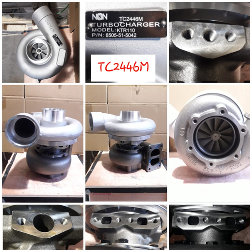 [TC2446M] TC2446M-TURBOCHARGER KOMATSU KTR110