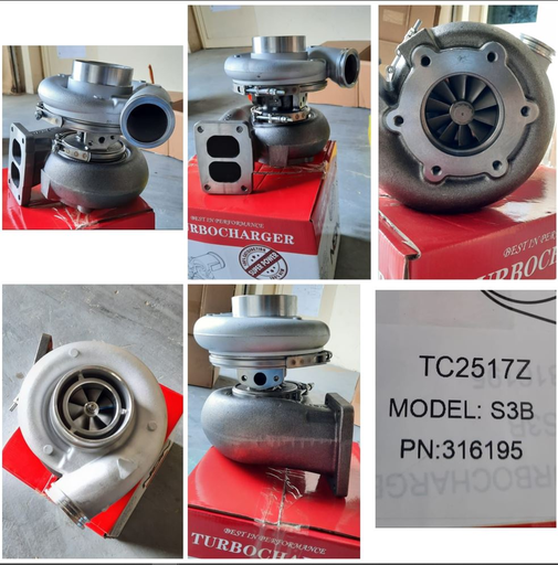 [TC2517Z] TC2517Z- TURBOCHARGER MAN S3B 97'-03' D2876LF02