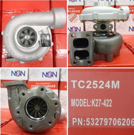 [TC2524M] TC2524M-TURBOCHARGER MER K27-422 OM422