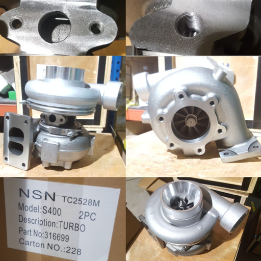 [TC2528M] TC2528M-TURBOCHARGER MERCD ACTROS S400/ OM501LA 99-03