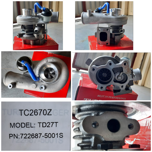 [TC2670Z] TC2670Z   - TURBOCHARGER NISSAN TD27Ti