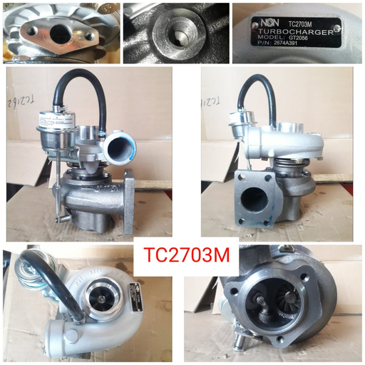 [TC2703M] TC2703M-TURBOCHARGER PERK 1-AK O/M WITH VALVE