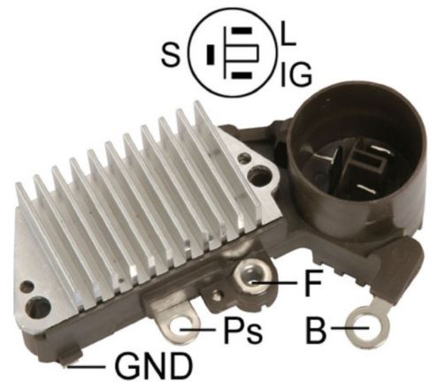 [YR1625GN] YR1625GN   - ND 12V 3P RND.UP 63.5MM S-IG-L REGULATOR