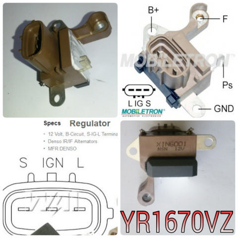 [YR1670VZ] YR1670VZ   -LEXUS 12V 3P S-IG-L REGULATOR