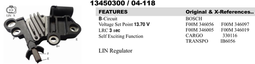 [YR1526R2] YR1526R2   - BSH FRD 12V CF-RG(LIN-NC)UP/SIDE REGL