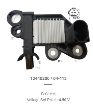[YR1526R5] YR1526R5-BSH FRD 12V CF-RG(L-DFM)UP VERTICAL GRIP REGULATOR