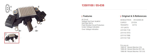 [YR1552LD] YR1552LD- NSSN MXM 12V FC-GL 2P THIN REGULATR
