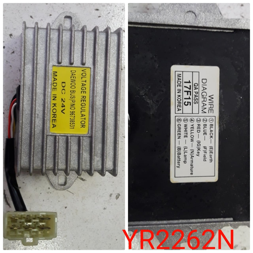 [YR2262N] YR2262N   - DAEWOO BUS 24V BIG REGULATOR