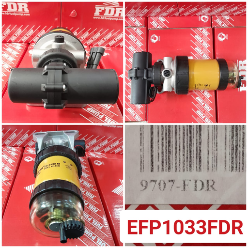 [EFP1033FDR] EFP1033FDR- JCB YELLOW BOTTLE 12V FUEL PUMP WITH TOP PUMP