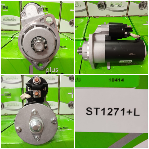 [ST1271+L] ST1271+L-*DUETZ ISKRA HATZ 12V 9T CW STARTER MOTOR