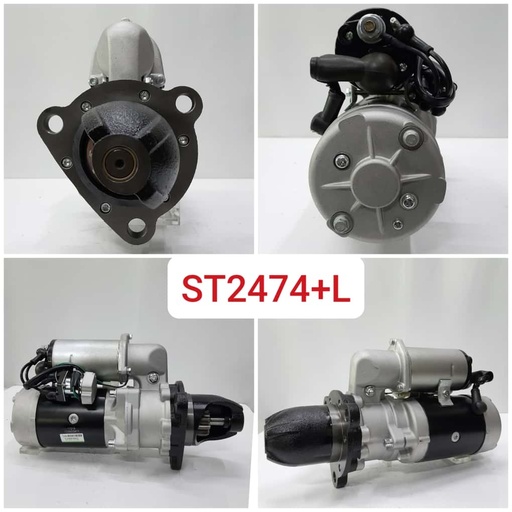 [ST2474+L] ST2474+L-KOMATSU S6D125 OEM 24V 11T STARTER MOTOR