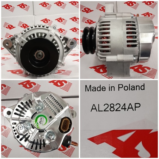 [AL2824AP] AL2824AP-COASTER ND 24V 60A CROS.FITT+2V+3P STR REG+UP BOLT ALTERNATOR