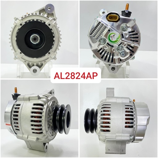 [AL2824AP] AL2824AP-COASTER ND 24V 60A CROS.FITT+2V+3P STR REG+UP BOLT ALTERNATOR