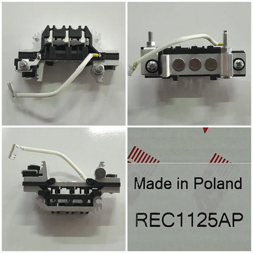 [REC1125AP] REC1125AP-ISK MAGNETIC 3P+1BOLT RECTIFIER PLATE