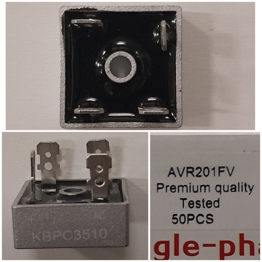 [AVR201FV] AVR201FV-AC-DC 1000V 4P 1PHASE BRIDGE RECTIFIER