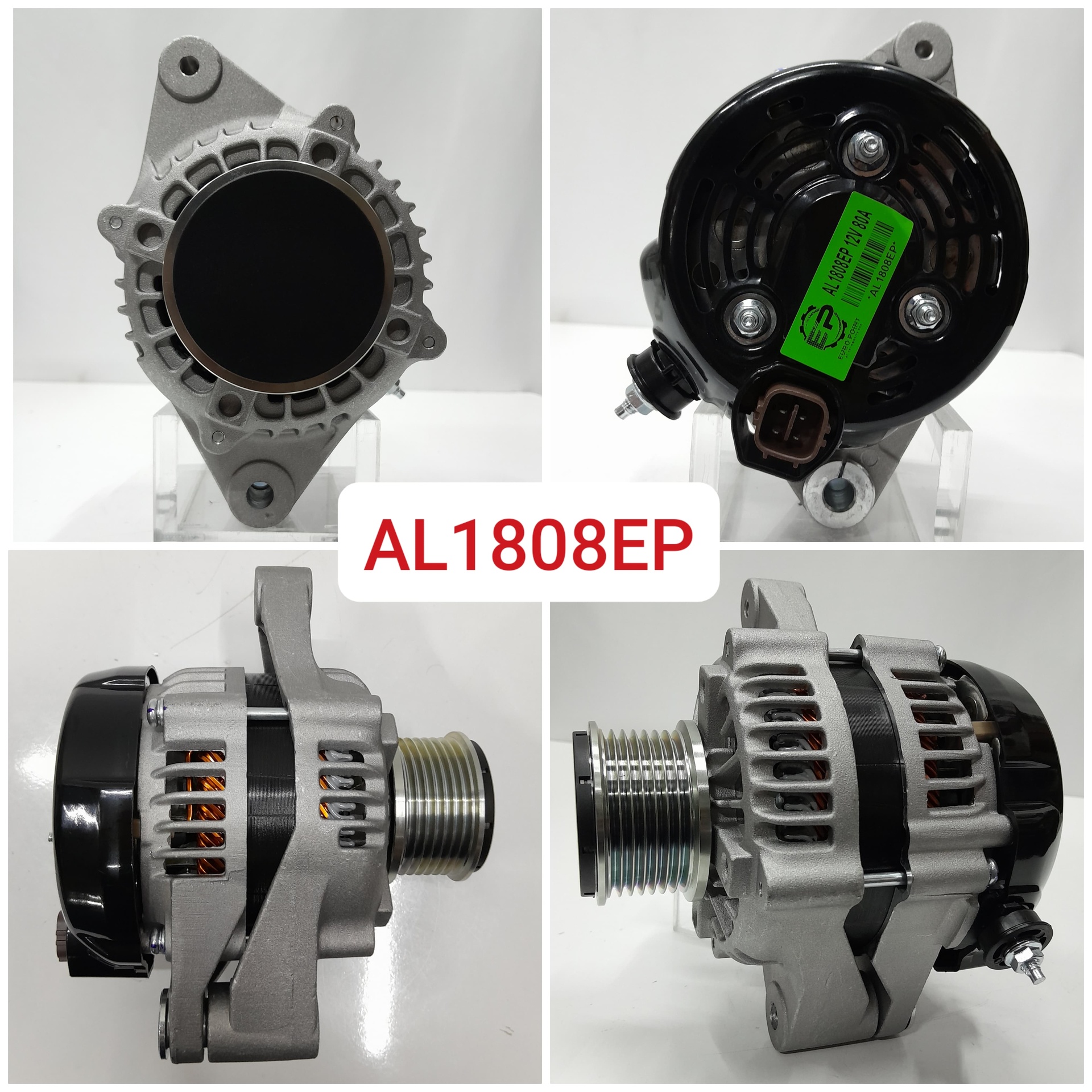 AL1808EP-TOYOTA HILUX 2KD 12V 90A 8PK ALTERNATOR